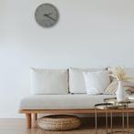 2dekans | Urbn Stone beton klok - stille minimalistische, Huis en Inrichting, Woonaccessoires | Klokken, Ophalen of Verzenden