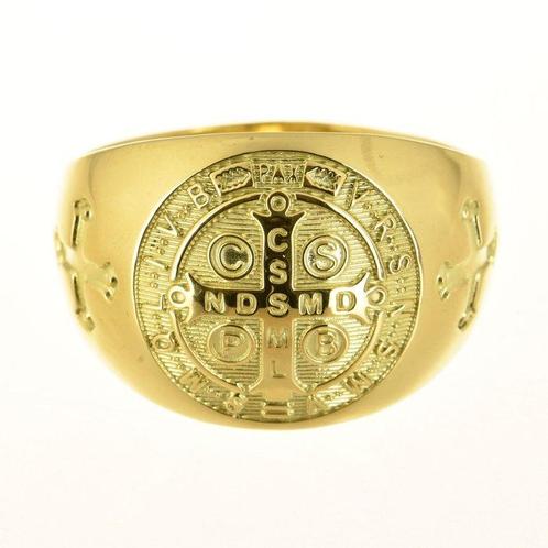 Ring - 14 karaat Geel goud, Sieraden, Tassen en Uiterlijk, Ringen
