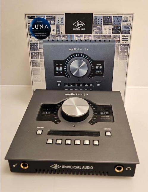 Universal Audio Apollo Twin X Duo occ. (thunderbolt), Computers en Software, Geluidskaarten, Zo goed als nieuw, Ophalen of Verzenden