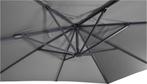 Zweefparasol VirgoFlex Grijs 300x300cm inclusief zware, Ophalen of Verzenden, Nieuw