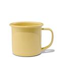 HEMA Drinkmok emaille Ø9 lichtgeel van €5 voor €4 sale