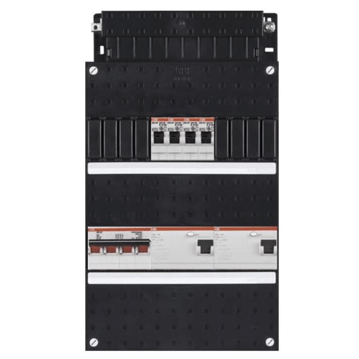 ABB busboard groepenkast 3 fase 4 groepen 220 x 390 - 3 x 2, Doe-het-zelf en Verbouw, Elektra en Kabels, Nieuw, Ophalen of Verzenden
