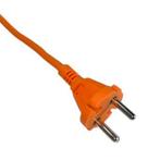 DPM Tuinverlengkabel Oranje - 10 meter - PVC - 2x1mm² -, Verzenden, Nieuw