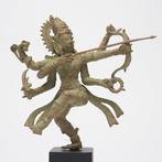 Beeld, No Reserve Price - Patinated Rama in a Dancing Pose, Antiek en Kunst, Kunst | Designobjecten