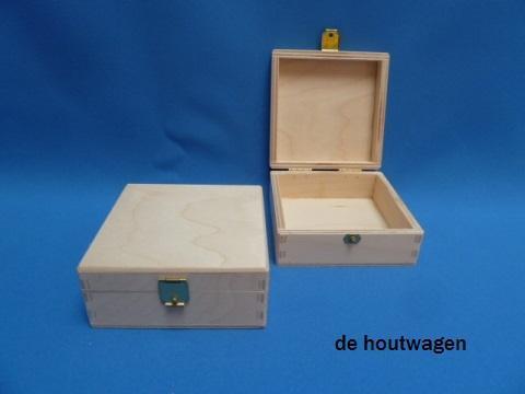 kist de luxe vierkante kisten  in verschillende afmetingen, Huis en Inrichting, Woonaccessoires | Kisten, Minder dan 50 cm, Nieuw