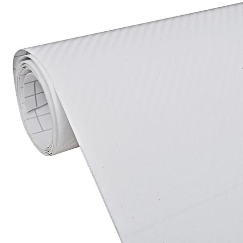 vidaXL 2 st Autofolie 3D 100x150 cm wit, Auto diversen, Tuning en Styling, Verzenden