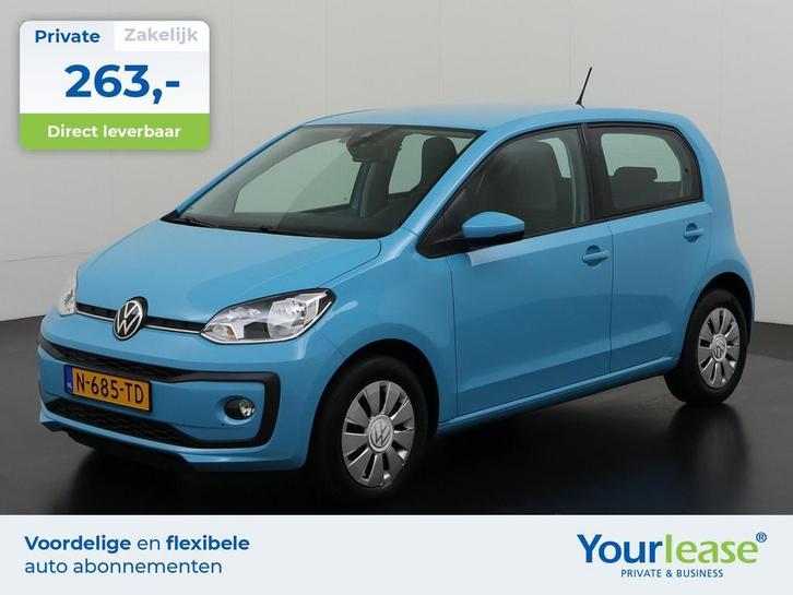 Volkswagen Up! | Ruim op Voorraad | 263,- all-in, Auto's, Volkswagen, Lease, Handgeschakeld, Hatchback, Private lease, Benzine