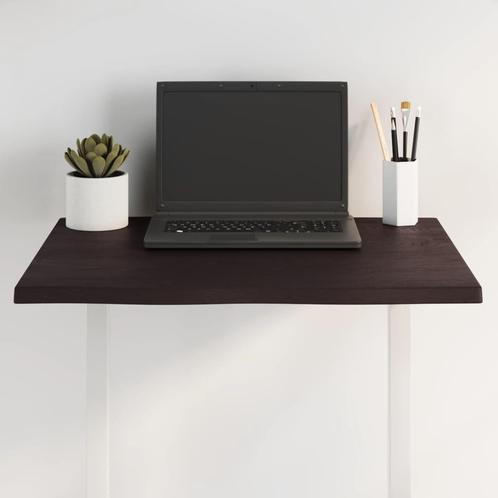 vidaXL Tafelblad natuurlijke rand 60x40x2 cm eikenhout, Huis en Inrichting, Tafels | Eettafels, Nieuw, Verzenden