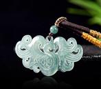 Snijwerk, Guanyin Riding Dragon Jade - 56.34 mm - NGTC