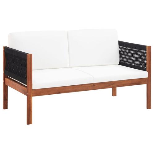 vidaXL Tuinbank 2-zits massief acaciahout, Tuin en Terras, Tuinsets en Loungesets, Nieuw, Hout, Verzenden