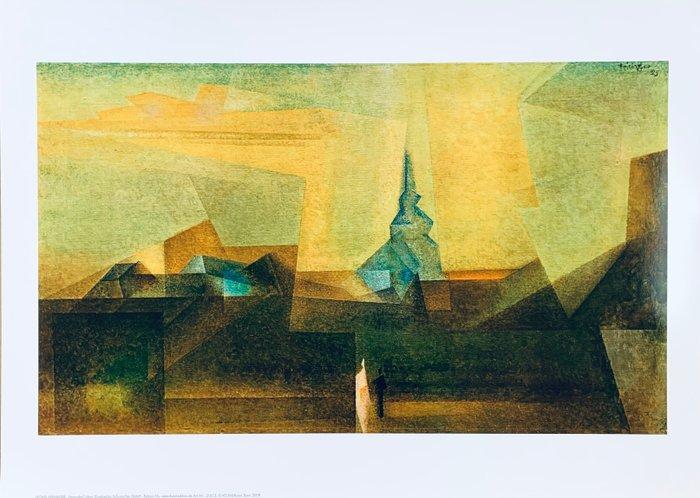 Lyonel Feininger - Nermsdorf - Glossy Artprint - 70 x 50 cm, Antiek en Kunst, Antiek | Meubels | Stoelen en Banken