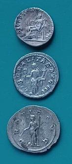 Romeinse Rijk Lot of 3 AR coins incl.: Denarius of Trajan &, Postzegels en Munten, Munten | Europa | Niet-Euromunten