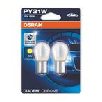 Osram PY21W Gloeilamp 12V 21W Diadem Chrome BAU15s 2 stuks, Auto-onderdelen, Ophalen of Verzenden, Nieuw