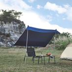 Strandtent Bernheze zonbescherming 200x200x170 cm blauw pro., Tuin en Terras, Zonneschermen, Nieuw, Verzenden