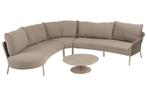 Comino organishe hoek loungeset 3 delig latte 4 Seasons, Tuin en Terras, Tuinsets en Loungesets, Nieuw, Bank, 6 zitplaatsen, Loungeset