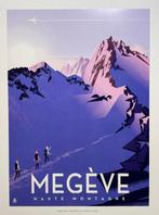 Monsieur Z - Affiche de Tourisme Megève, Haute Montagne,