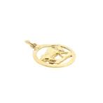 18 Krt. Gouden sterrenbeeld hanger; Stier (stier hanger), Ophalen of Verzenden, Gebruikt, Goud, Overige merken