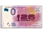 Officieel 0 euro biljet FIFA WK 2026 “Gastland USA”, Postzegels en Munten, Verzenden