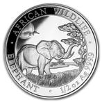 Somalische Olifant 1/2 oz 2019, Postzegels en Munten, Munten | Afrika, Zilver, Losse munt, Overige landen, Verzenden