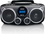 Lenco SCD-100BK - Draagbare radio CD speler met Bluetooth®,, Verzenden, Zo goed als nieuw