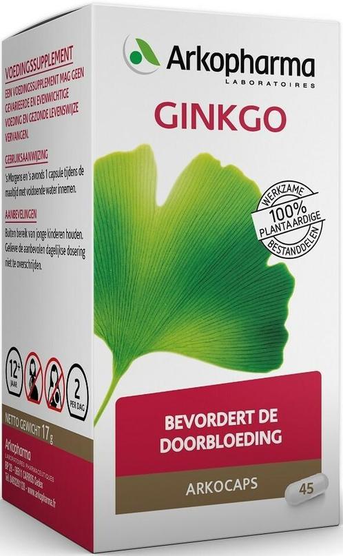 ARKOPHARMA ARKOCAPS GINKGO BEVORDERT DE DOORBLOEDING CAPSU.., Diversen, Overige Diversen, Verzenden