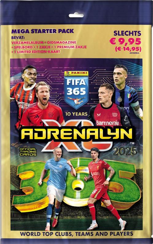 Panini Adrenalyn XL FIFA 365 2024 / 2025-Mega Starter Pack, Hobby en Vrije tijd, Verzamelkaartspellen | Overige, Nieuw, Ophalen of Verzenden