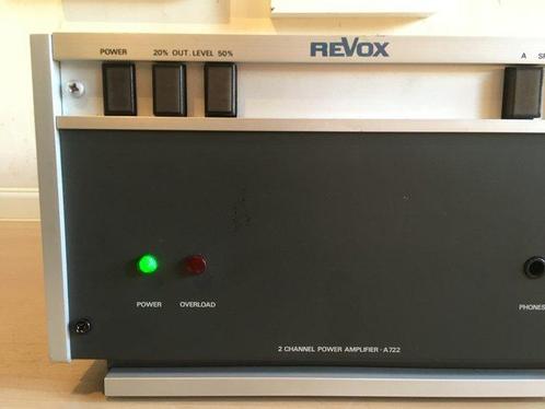 Revox - Een 722 Versterker Solid state hoofdversterker, Audio, Tv en Foto, Radio's