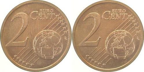 Europa Fehlpraegung 2 Cent 2 x Wertseite gepraegt J 483, Postzegels en Munten, Munten | Europa | Niet-Euromunten, Verzenden