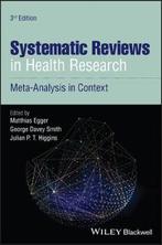 9781405160506 Systematic Reviews in Health Research, Verzenden, Nieuw, M Egger