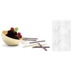 Chocolade Holvorm Halve Bol (2x) Ø75 mm, Verzenden, Nieuw