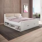 Houten Bed met Lade Genua - Wit - Bedframe 160 x 200, Huis en Inrichting, Slaapkamer | Bedden, Verzenden, Nieuw