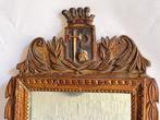 Spiegel - Verguld hout - Spiegel met wapenschild of wapens,