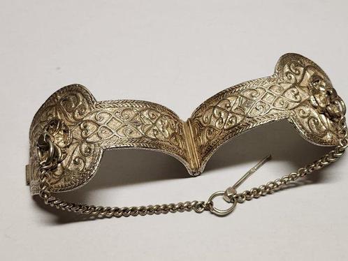 Armband - Zilver - Marokko - 1921 Originiaal met, Antiek en Kunst, Kunst | Niet-Westerse kunst