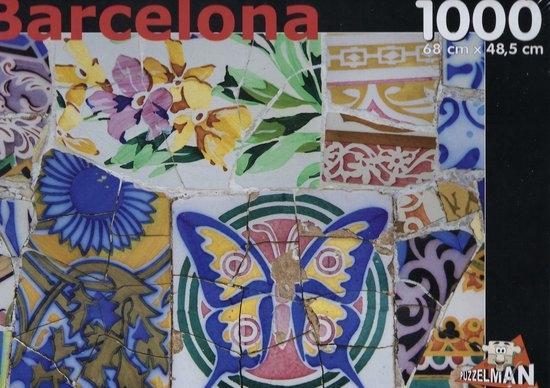 Tegelmozaïek Parc Guell Barcelona (legpuzzel 1000 stukjes), Hobby en Vrije tijd, Denksport en Puzzels, Verzenden