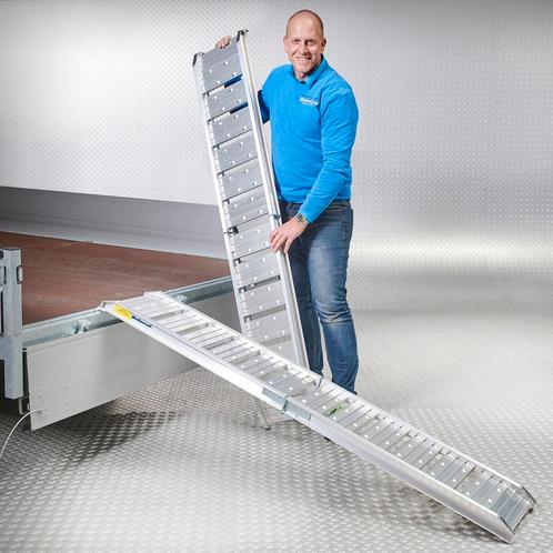 Datona Oprijplaat aluminium opvouwbaar - 182 cm (2 stuks) -, Doe-het-zelf en Verbouw, Overige Doe-het-zelf en Verbouw, Nieuw, Ophalen of Verzenden