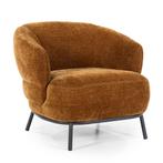 *WOONWINKEL* Eleonora David Zachte Fauteuil Met Ronde Rug Mo, Huis en Inrichting, Fauteuils, Verzenden, Nieuw, Stof