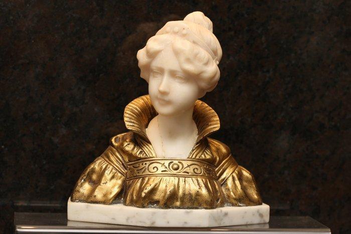 Gustave Van Vaerenbergh (1873-1927) - Buste, Büste eines, Antiek en Kunst, Antiek | Keramiek en Aardewerk