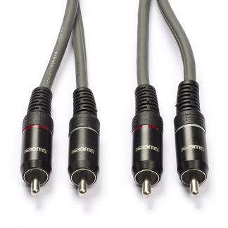 Tulp kabel | Sweex | 3 meter (Stereo, 100% koper), Audio, Tv en Foto, Audiokabels en Televisiekabels, Nieuw, Verzenden