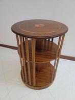 Boekenkast - Hout, inleg - Boekenkast- hout- inlegwerk, Antiek en Kunst