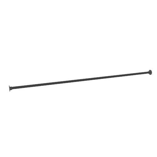 Steigerbuis Gordijnroede Salta| Zwart 33.7 mm | Wand | DIY |, Huis en Inrichting, Stoffering | Gordijnen en Lamellen, Ophalen of Verzenden