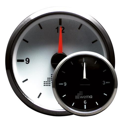 Wema Analoge Klok Silver Gauge Serie-Wit, Watersport en Boten, Bootonderdelen, Nieuw, Ophalen of Verzenden