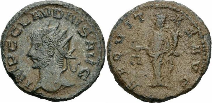 268-270 Roemisches Kaiserreich Claudius Ii Gothicus Anton..., Postzegels en Munten, Munten | Europa | Niet-Euromunten, Verzenden