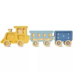 Trein kinderlamp met 2 wagonnen in geel en blauw, Ophalen of Verzenden, Nieuw