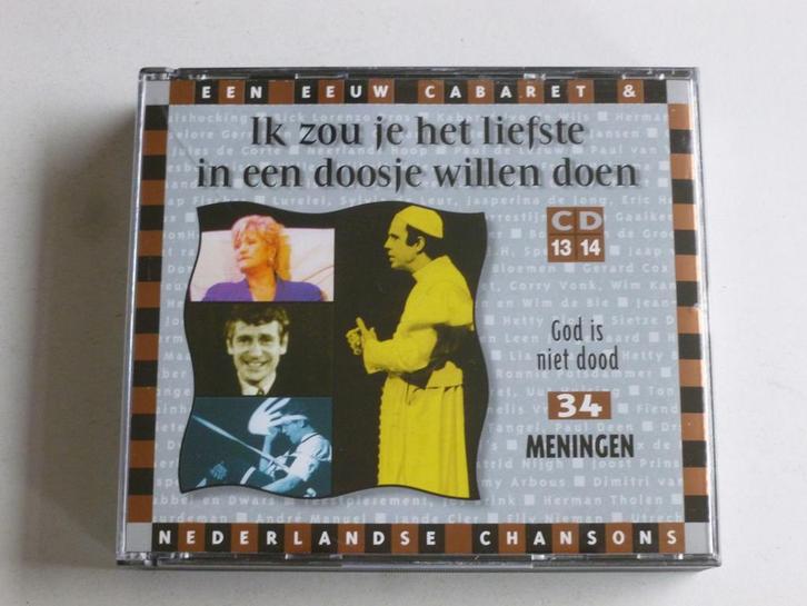 Ik zou je het liefste in een doosje willen doen CD 13/ 14 -, Cd's en Dvd's, Cd's | Humor en Cabaret, Zo goed als nieuw, Verzenden