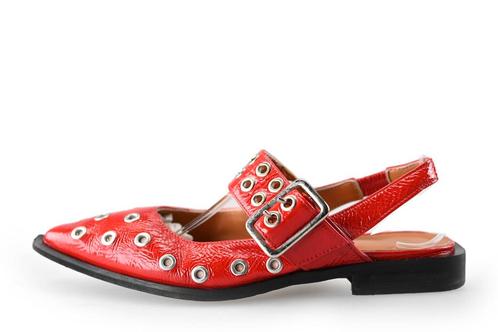 Notre-V Slingbacks in maat 37 Rood | 10% extra korting, Kleding | Dames, Schoenen, Rood, Zo goed als nieuw, Verzenden