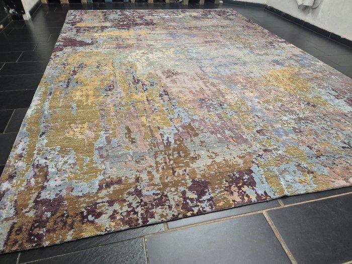 Moderne design tapijt met zijde (nieuw) - Vloerkleed - 429, Huis en Inrichting, Stoffering | Tapijten en Kleden