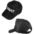 Zwarte SWAT politie cap voor volwassenen - Politiepetten, Hobby en Vrije tijd, Nieuw, Ophalen of Verzenden