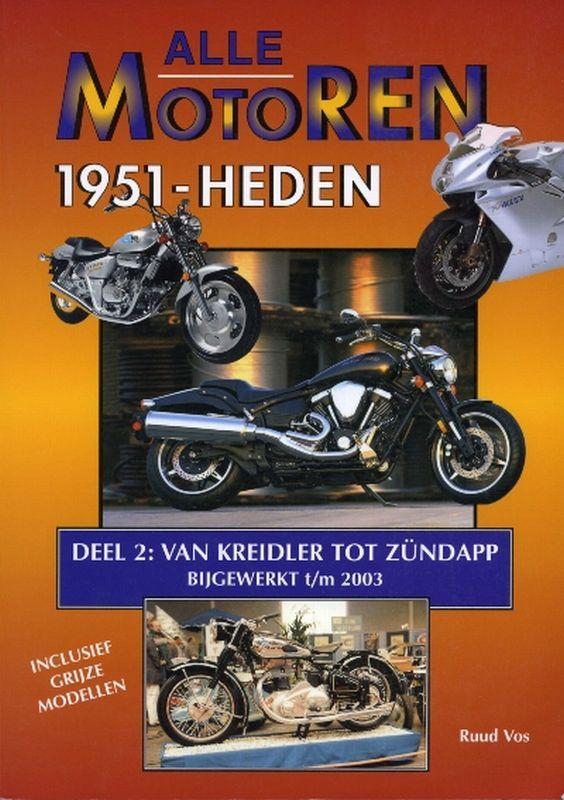 Alle motoren 1951-heden 2 Van Kreidler tot Zundapp R. Vos, Boeken, Hobby en Vrije tijd, Gelezen, Verzenden
