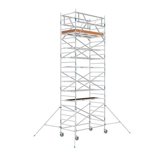 Alumexx Rolsteiger 135 x 250 x 8.2 mtr WH CLASSIC, Doe-het-zelf en Verbouw, Steigers, Rolsteiger of Kamersteiger, Nieuw, 5 meter of hoger