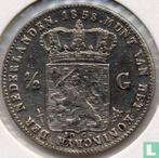 Nederland ½ gulden 1858 (munten), Postzegels en Munten, Munten | Nederland, Verzenden, Losse munt, Goud